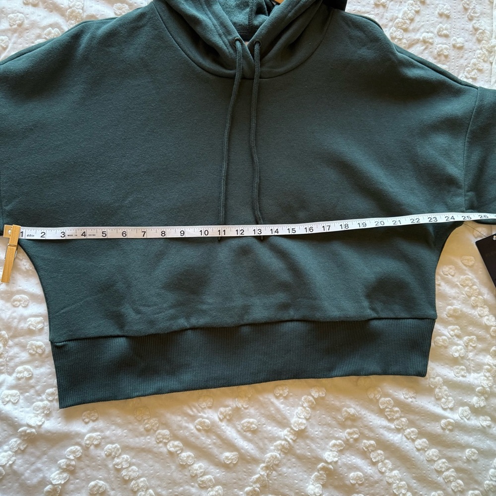 ⬇️💲90 Degree By Reflex NWT Darkest Spruce Green Hoodie - Picture 8 of 10
